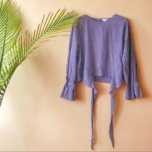 H&M Seersucker blouse